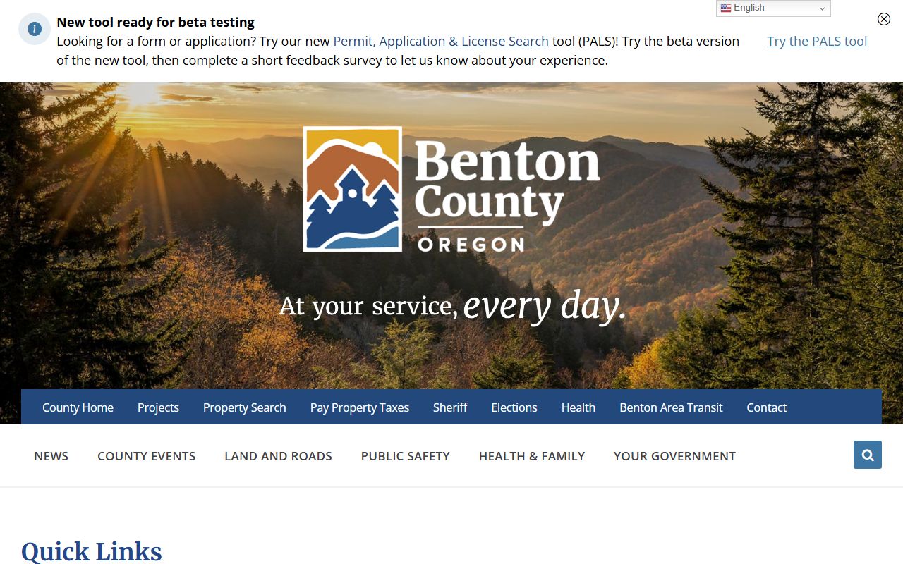 Benton County Sheriff office responsible for serving bench warrants